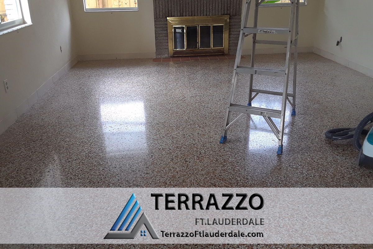 Terrazzo Floor Restoration Process Ft Lauderdale