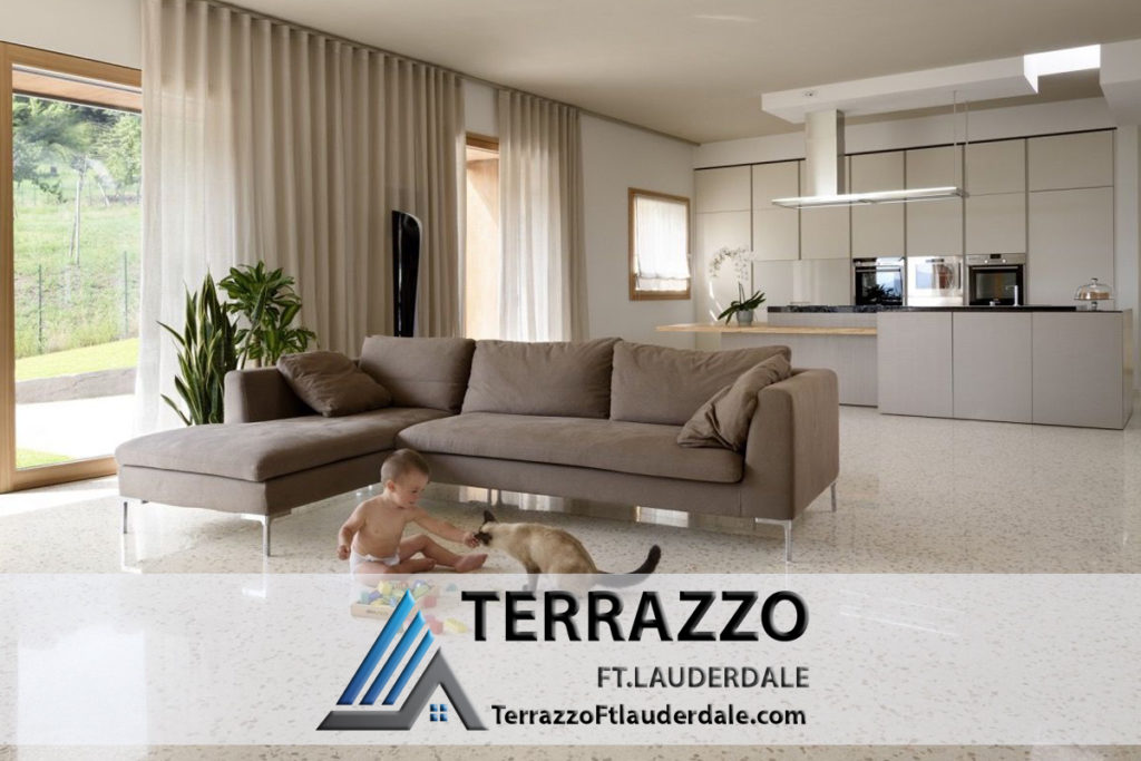 Clean Polishing Terrazzo Floors Ft Lauderdale