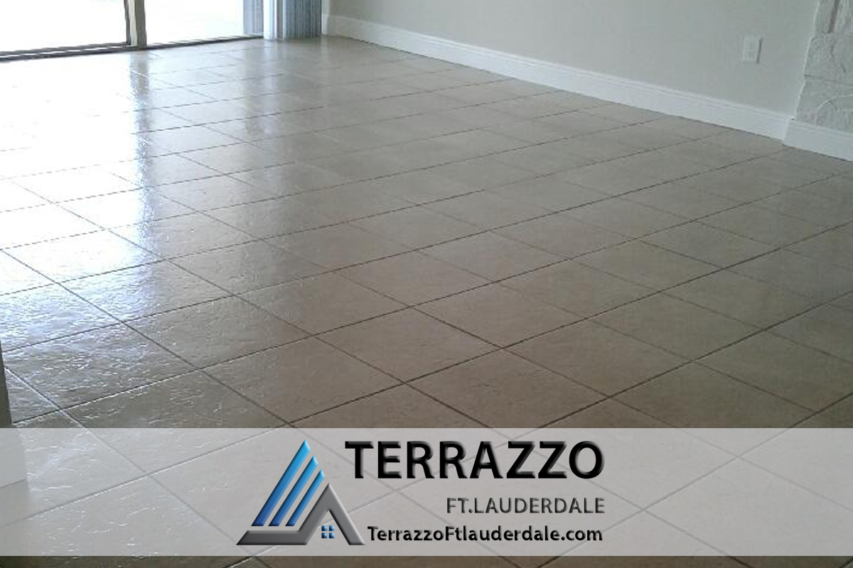 Polishing Terrazzo Tile Floors Ft Lauderdale