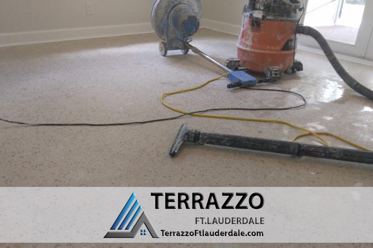 Terrazzo Floor Restoration Process Ft Lauderdale