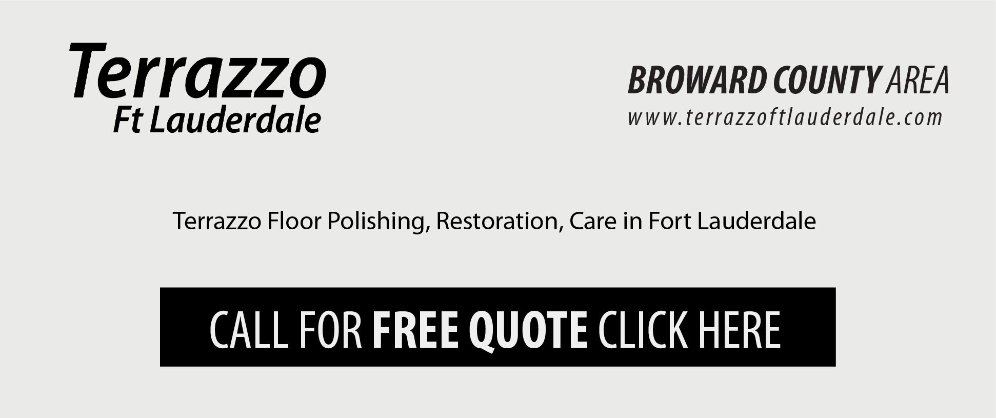 terrazzo restoration service fort Lauderdale