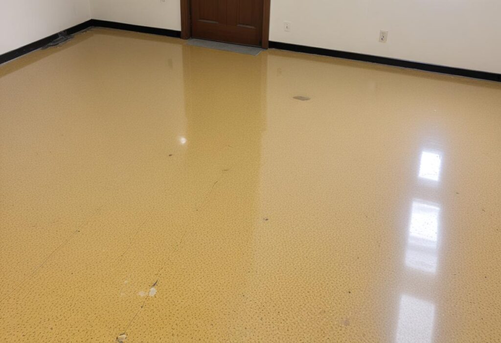 Terrazzo yellow Flooring Restoration