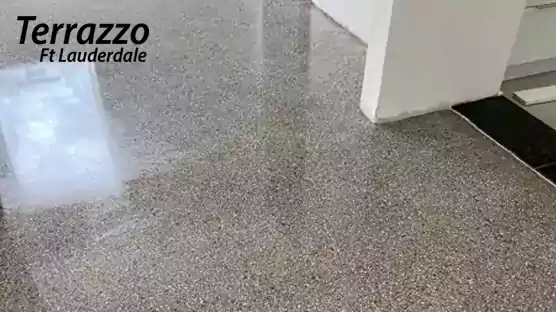 terrazzo floor installation